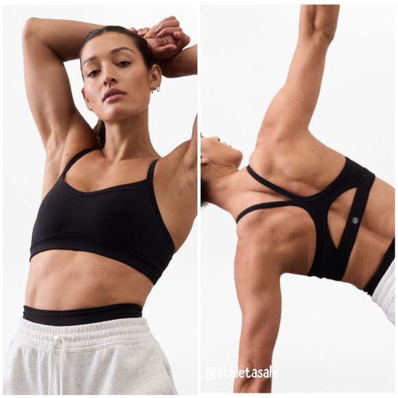 Athleta Other - NWT Athleta Vital Sports Bra A-C | Black